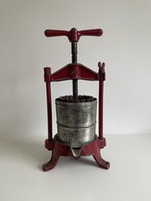 sehr dekorative antike mechanische Obstpresse, Weinpresse 