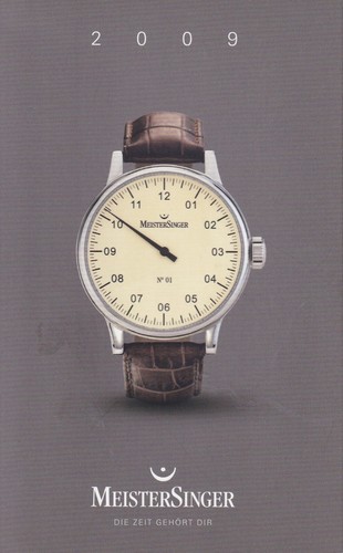 Meistersinger uhren prospekt - uhren, |