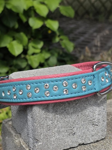 Hundehalsband 55cm leder - hundehalsband,