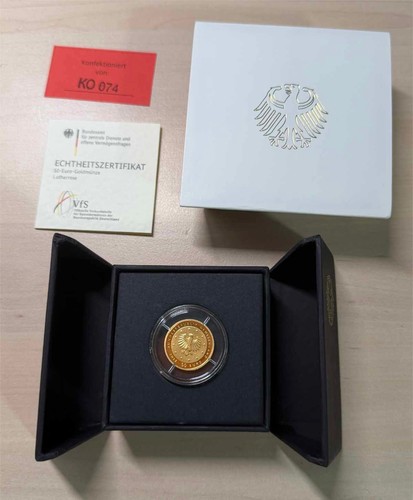 Euro gold 2017 lutherrose - 50,