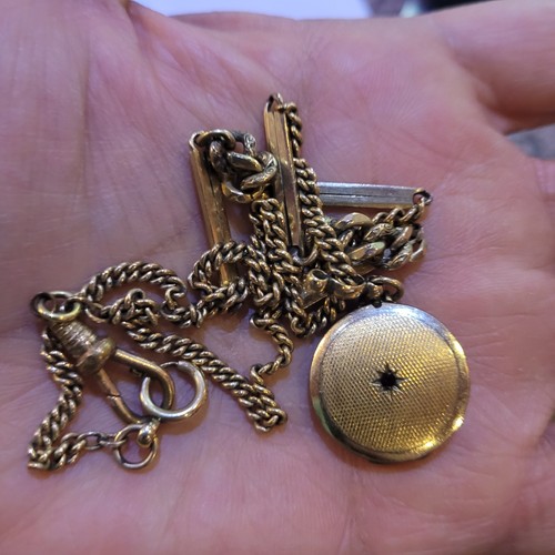 Antike biedermeier uhrenkette - antike,