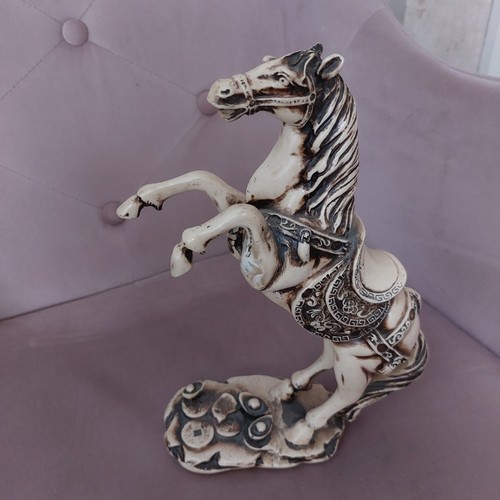 Figur skulptur pferd alabaster - figur,