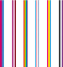 Regenbogenband 6 Stück 90X5cm