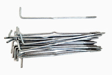 Luftschichtanker L-Form Stahl verzinkt 4,9 x 185 mm Maueranker Drahtanker