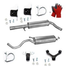 Auspuff ab KAT fur VW Golf IV 4 Beetle Seat Leon 1.4i 16V 75 PS 55KW Montagesatz