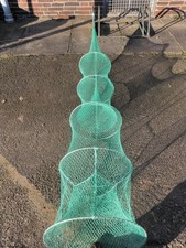 GROßE DOPPELREUSE AALREUSE FISCHREUSE REUSE BERUFSFISCHER FLÜGELREUSE AALKORB