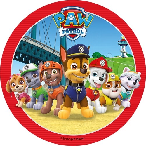 Tortendeko paw patrol - paw,