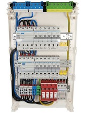 Unterverteilung verdrahtet