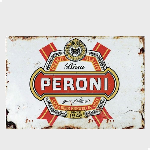 Blechschild peroni bier - blechschild,
