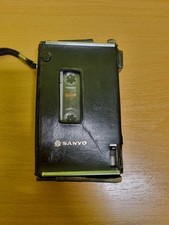Vintage Sanyo NBP-07 Walkman Diktiergerät Kassettenspieler, Silber Aus Den 90er