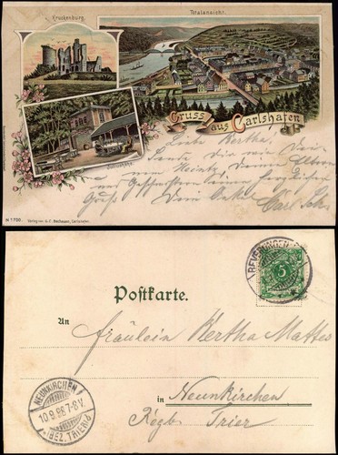 Ansichtskarte litho bad - ansichtskarte,