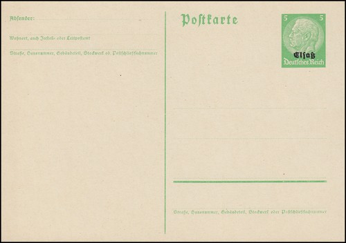 Elsaß postkarte 1 - elsaß, p