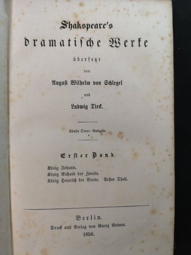 Shakspeare dramatische - shakspeare's,