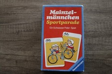 Mainzelmännchen Sportparade - Ein schwarzer Peter Spiel v. Ravensburger © 1983