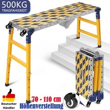 Arbeitsplattform Klappbar Arbeitsbühne Arbeitspodest Plattform Gerüstleiter DE