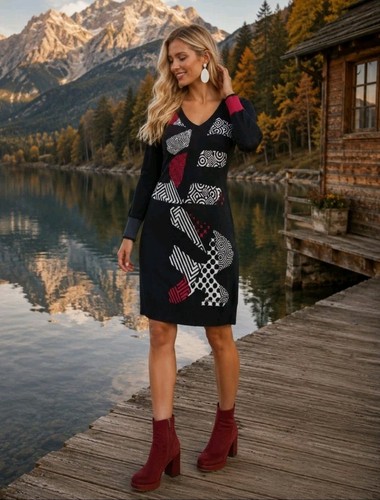 Desigual wollkleid strickkleid - desigual,