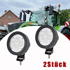 2 Stück Schwarz LED Oval