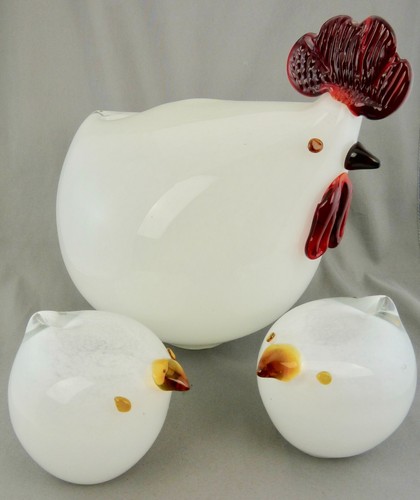 Schöne glas figuren huhn - glas,
