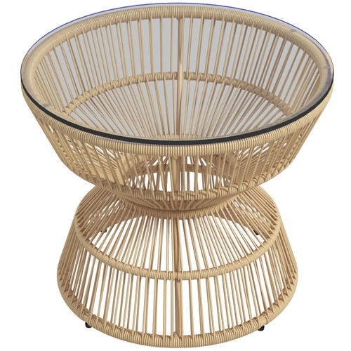 Beistelltisch rattan ø60 - beistelltisch,