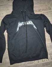 Metallica Fruit of the Loom Pullover Sweatshirt schwarz mit Kapuze L 40