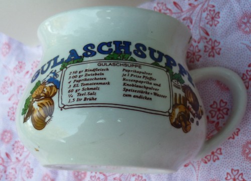 Ddr suppen tasse gulaschsuppe - suppen,