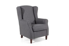 Max Winzer ~ Ohrensessel Luke dunkelgrau bequemer Hochlehnsessel Neuanfertigung