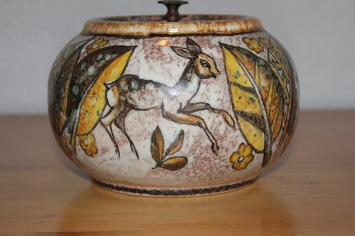 Antiker art deco tabaktopf - deco,