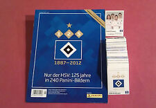 Panini Nur der HSV Hamburg 125 Jahre alle 240 Sticker komplett Album 2. Auflage