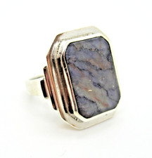ART DECO Prunk Ring 925 Silber