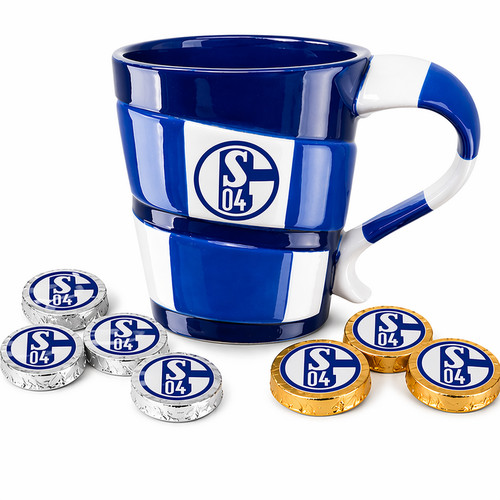 Schalke s04 tasse schal - 04,