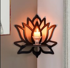 Wandregal Lotus Schwarz