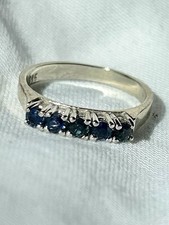 Saphir-Goldring, 585er