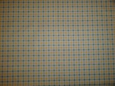 Vintage Laura Ashley - 1988 - Club Check - Jade / Cowslip - ca. 63 x 63 Cm.