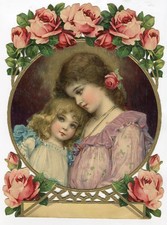 Oblaten scrap die cut chromo