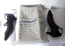 Tanzschuhe Diamant Damen Wildleder Größe 5 schwarz