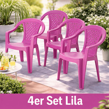 4 x Kinderstuhl Gartenstuhl