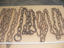 3 Stück ALTE Eisenkette 19 kg