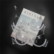 Frauen unsichtbarer transparenter sexy BH Wegwerfunterwäsche klarer BH Push Up