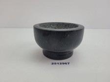 Mörser Stein Schwarz Rund