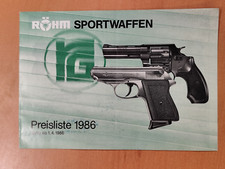 Prospekt Röhm Sportwaffen
