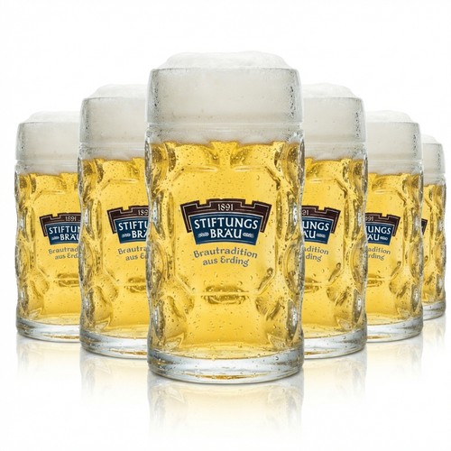 Erdinger bier glas 5l - 6x,