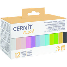 Cernit Sortiment Pastellfarben - Mehrfarbig CEASS002C