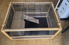 Großer Kleintierkäfig Skyline Holz