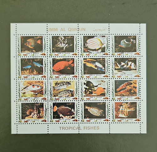 Umm qiwain briefmarken - al-qiwain,