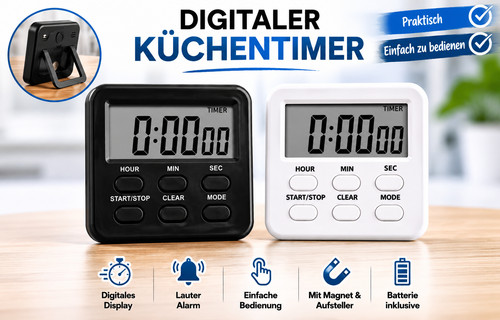 Digitaler wecker küchenuhr - 2x,