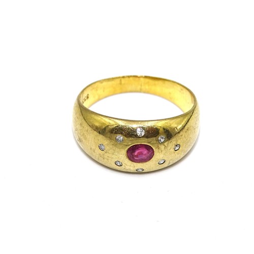 Rubin ring 333er - rubin, (8