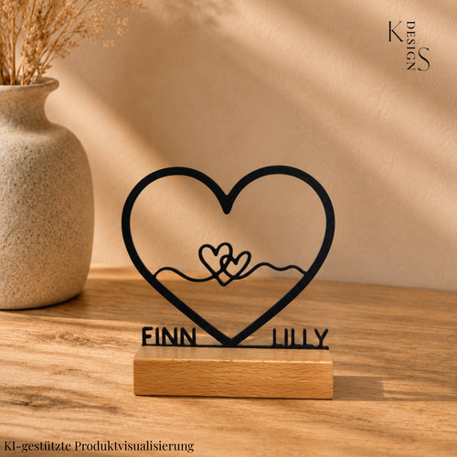 Personalisiertes herz geschenk - herz,