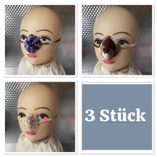 3 Nasenwärmer Kunterbunt HOT NOSE ? Keine kalte Nase mehr ? Mit Spruch (5)