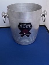 Vintage Aluminium Moet & Chandon Champagner Eiskübel Made in France Pflanztopf?