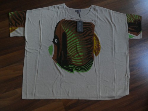 Feinstrick shirt fisch gr - t-shirt,